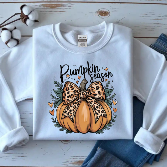 Pumpkin Season Sweatshirt | Cozy Fall Crewneck