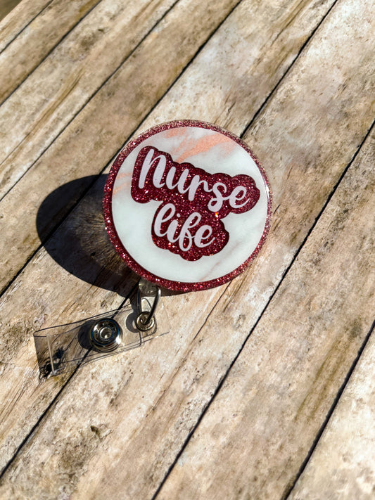Nurse Life Badge Reel