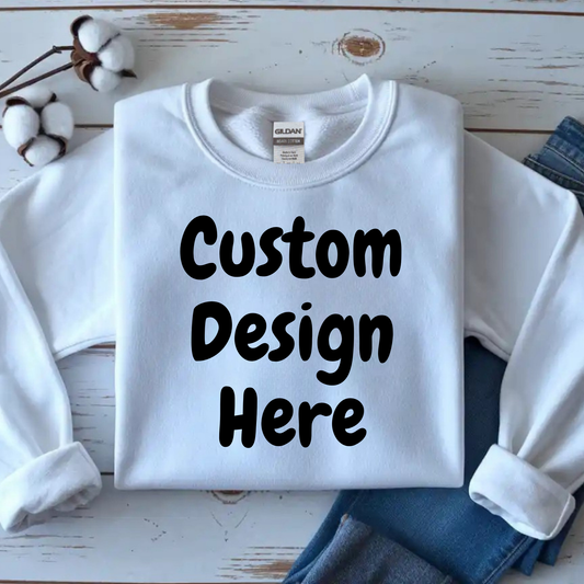 Custom Sweatshirt | Personalized Design Crewneck | Men