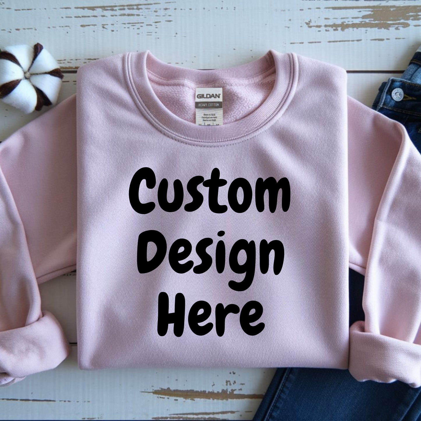 Custom Sweatshirt | Personalized Design Crewneck | Men