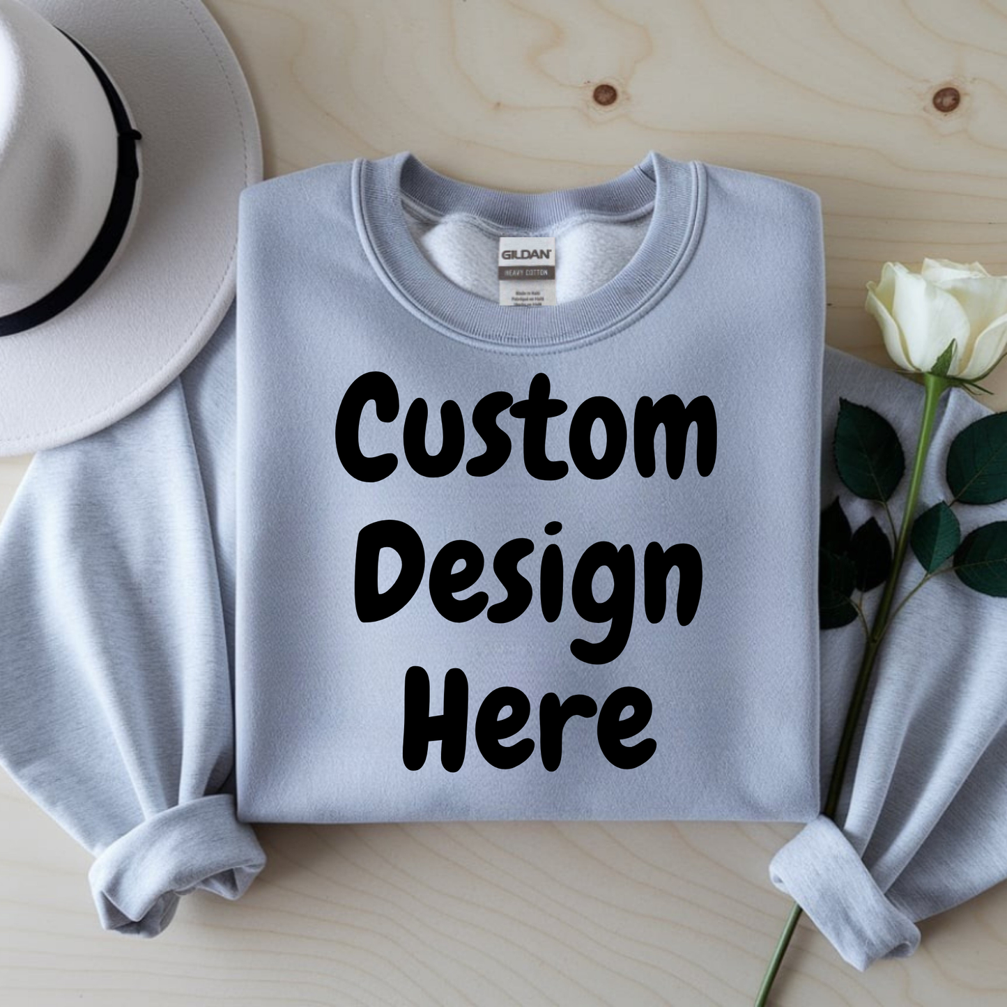 Custom Sweatshirt | Personalized Design Crewneck | Men