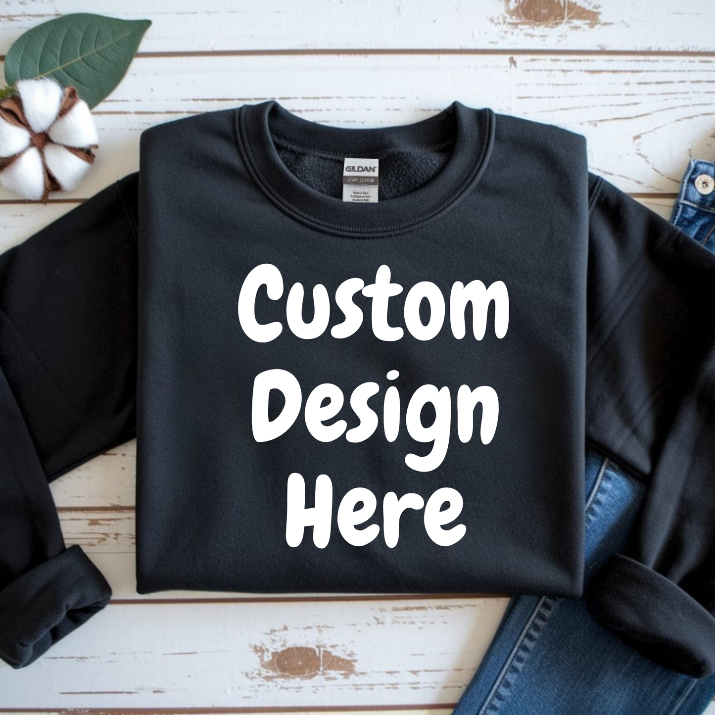 Custom Sweatshirt | Personalized Design Crewneck | Men