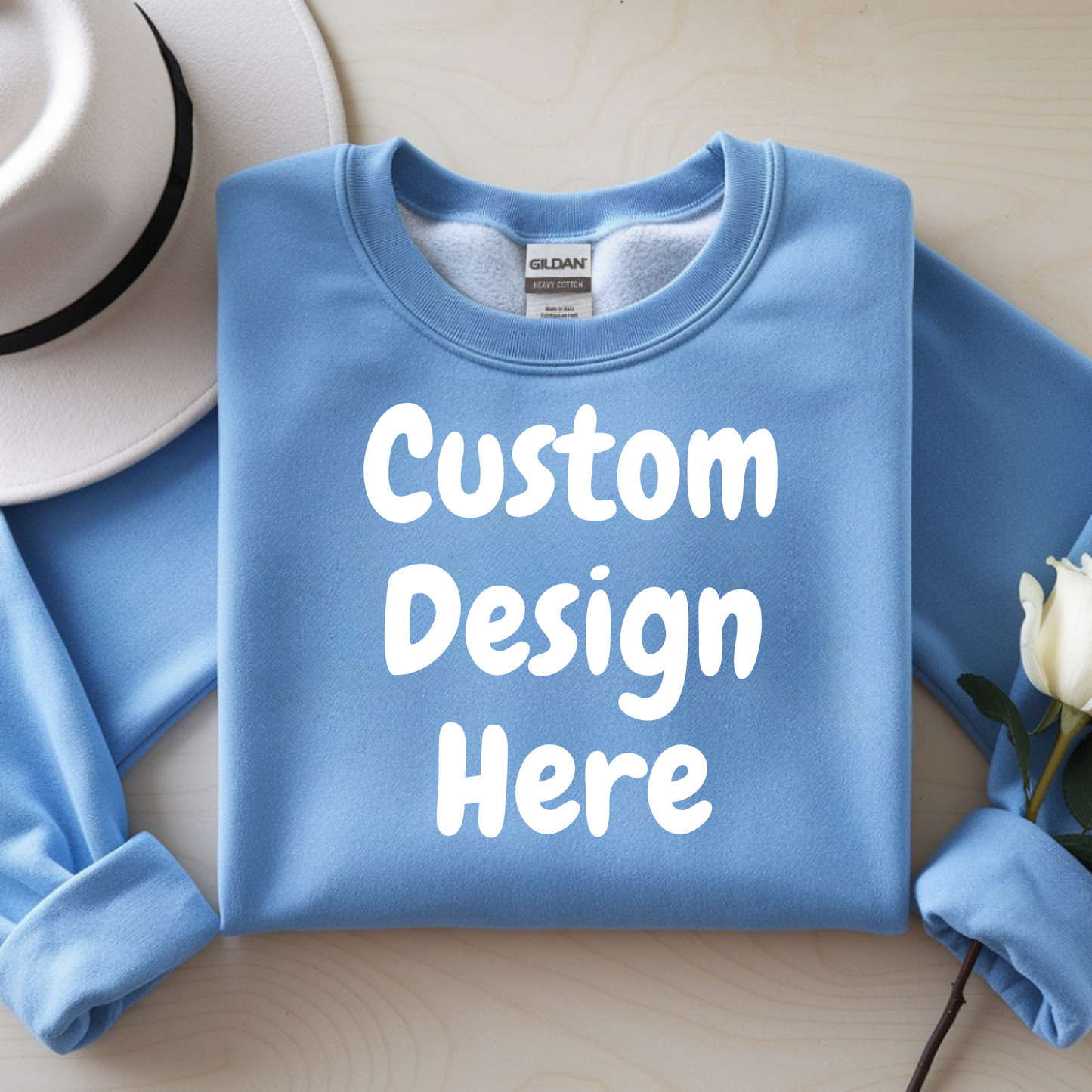 Custom Sweatshirt | Personalized Design Crewneck | Men