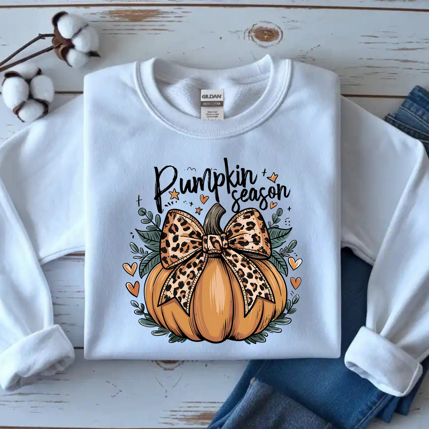 Pumpkin Season Sweatshirt | Cozy Fall Crewneck