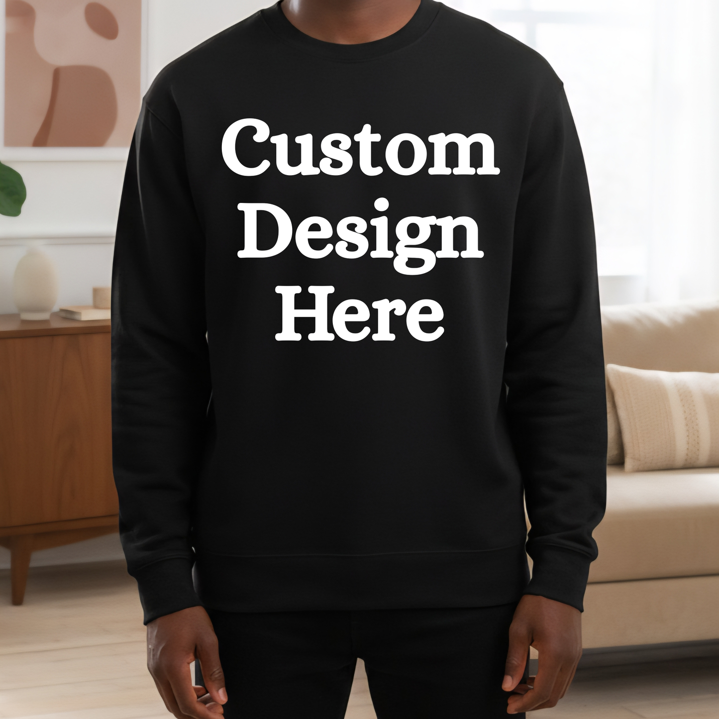 Custom Sweatshirt | Personalized Design Crewneck | Men
