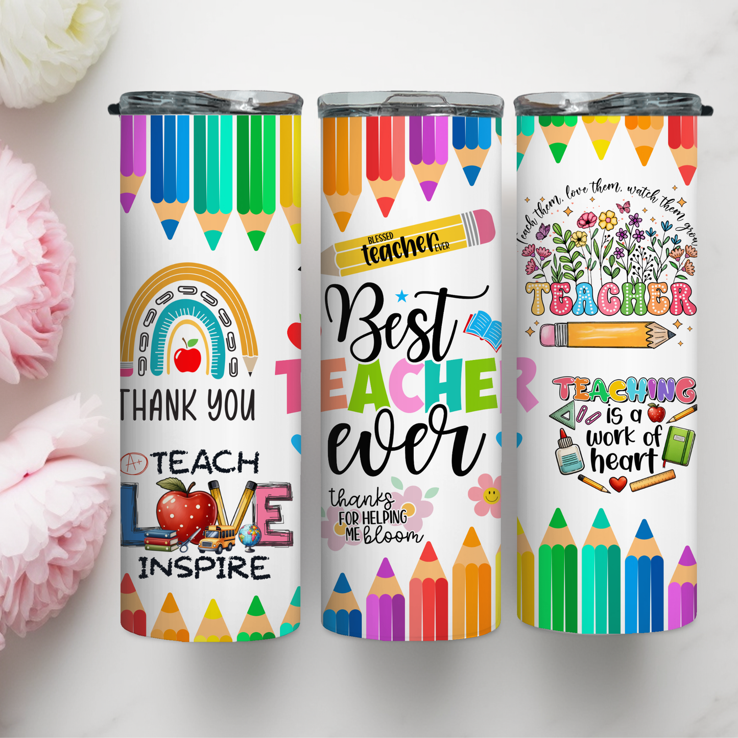 Best Teacher Ever Teacher Tumbler