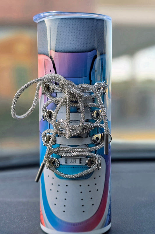 Custom Rhinestone Sneaker Tumbler